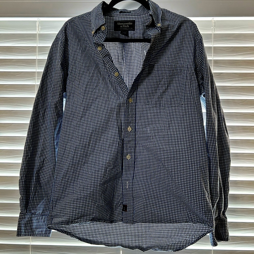 Abercrombie and Fitch gingham button up